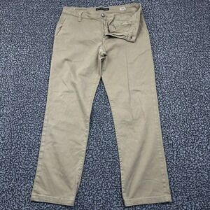 Mavi Edward Pants Men 32x30 Brown Chino Straight Fit Flat Front Outdoor Pocket
